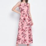 Pink & Purple Floral Maxi Dress